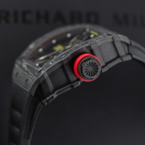 Đồng Hồ Richard Mille RM35-01 Replica Cao Cấp Màu Đen Vỏ Carbon NTPT Xưởng ZF 49,9x43mm (2)