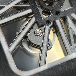 Đồng Hồ Cartier Santos Rep Cao Cấp Mặt Số Lộ Cơ Màu Đen Dây Da 39 (2)