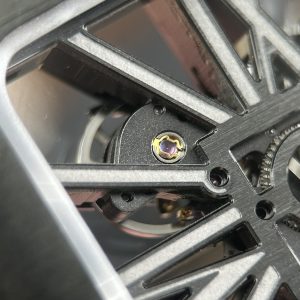 Đồng Hồ Cartier Santos Rep Cao Cấp Mặt Số Lộ Cơ Màu Đen Dây Da 39 (2)