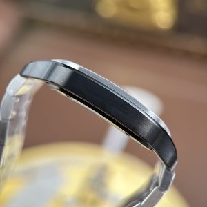 Đồng Hồ Nam Cartier Santos Rep 11 Demi Đen Mặt Lộ Cơ Dây Kim Loại 39 (2)