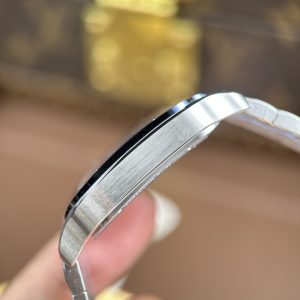 Đồng Hồ Nam Cartier Santos Replica 11 Demi Xanh Dương Mặt Lộ Cơ 39 (2)