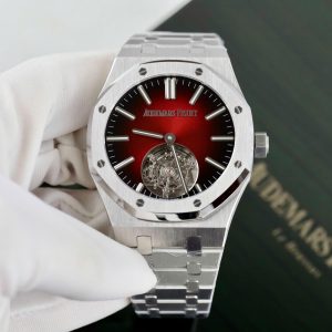 Đồng Hồ Audemars Piguet Chế Tác Royal Oak Selfwinding Flying Tourbillon 26730ST Mặt Số Màu Đỏ Tía 41mm (2)
