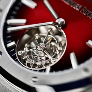 Đồng Hồ Audemars Piguet Chế Tác Royal Oak Selfwinding Flying Tourbillon 26730ST Mặt Số Màu Đỏ Tía 41mm (2)