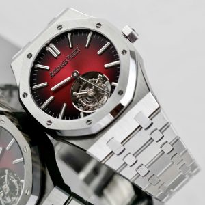 Đồng Hồ Audemars Piguet Chế Tác Royal Oak Selfwinding Flying Tourbillon 26730ST Mặt Số Màu Đỏ Tía 41mm (2)