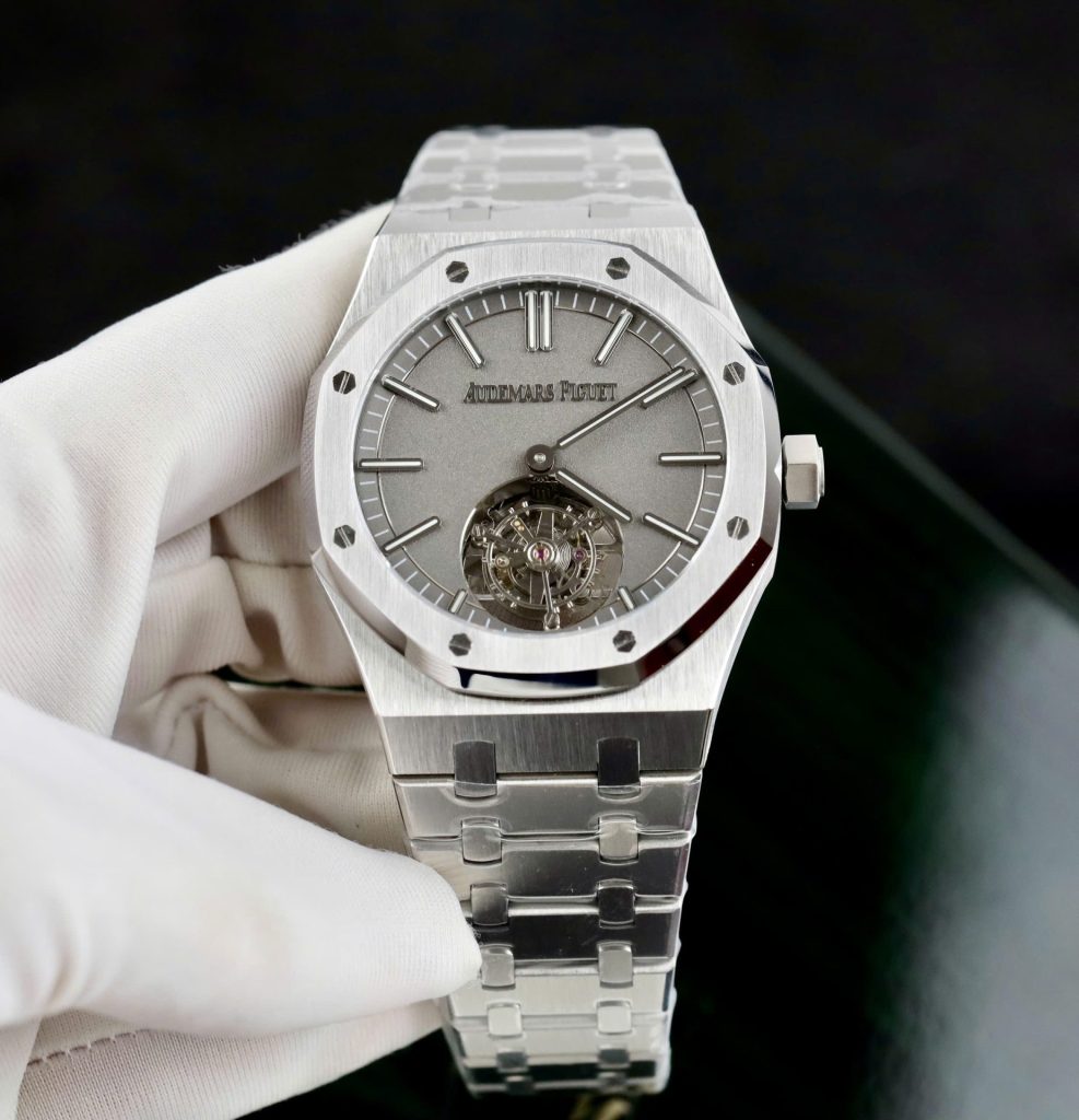Đồng Hồ Audemars Piguet Royal Oak Flying Tourbillon 26530 Chế Tác Mặt Xám Máy Thụy Sỹ Xưởng BBS 41mm (2)