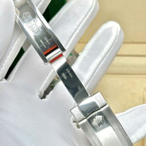 Đồng Hồ Rolex DateJust Replica 11 Họa Tiết Vi Tính Mặt Xanh Dương Nhà Máy AR 36mm (2)