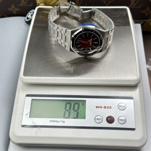 Đồng Hồ Audemars Piguet Chế Tác Royal Oak Extra-thin Jumbo 16202 Mặt Màu Đỏ Đô Nhà Máy ZF 39mm (2)