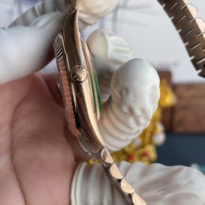 Đồng Hồ Nam Rolex Day-Date Chế Tác Mặt Nâu Chocolate Trọng Lượng 210 Gram RCF 40mm New 2025 (2)