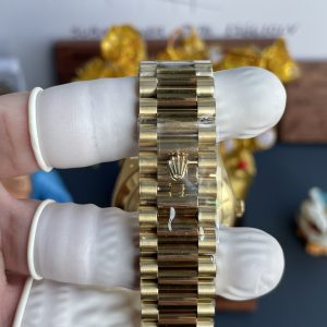 Đồng Hồ Nam Rolex Day-Date Replica 11 Mặt Xanh Lá Cây Trọng Lượng 210 Gram Xưởng RC 40mm (2)