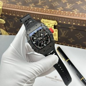 Đồng Hồ Richard Mille RM 35-03 Rafael Nadal Replica 11 Vỏ Carbon TPT Màu Đen Máy Cơ Thuỵ Sỹ 43 (2)