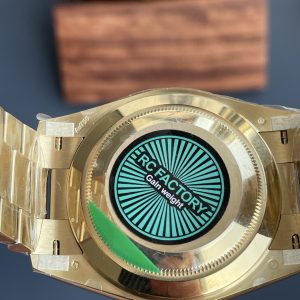 Đồng Hồ Rolex Day-Date Chế Tác Mặt Khảm Xà Cừ Trắng Trọng Lượng 210 Gram Xưởng RC 40mm (2)