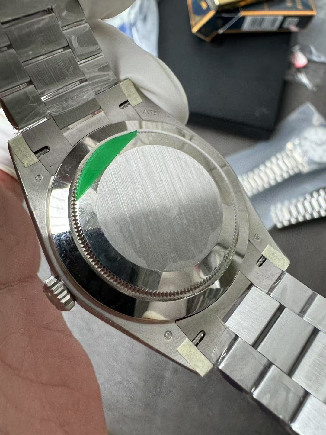 Đồng Hồ Rolex Day-Date Rep 11 Mặt Trắng Cọc Số La Mã Bộ Máy Calibre 3255 Xưởng RC 40mm (2) Đồng Hồ Rolex Day-Date Rep 11 Mặt Trắng Cọc Số La Mã Bộ Máy Calibre 3255 Xưởng RC 40mm (4)