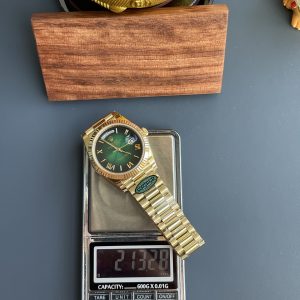 Đồng Hồ Rolex Day-Date Rep 11 Mặt Xanh Lá Khói Trọng Lượng 210 Gram Xưởng RC 40mm (2)