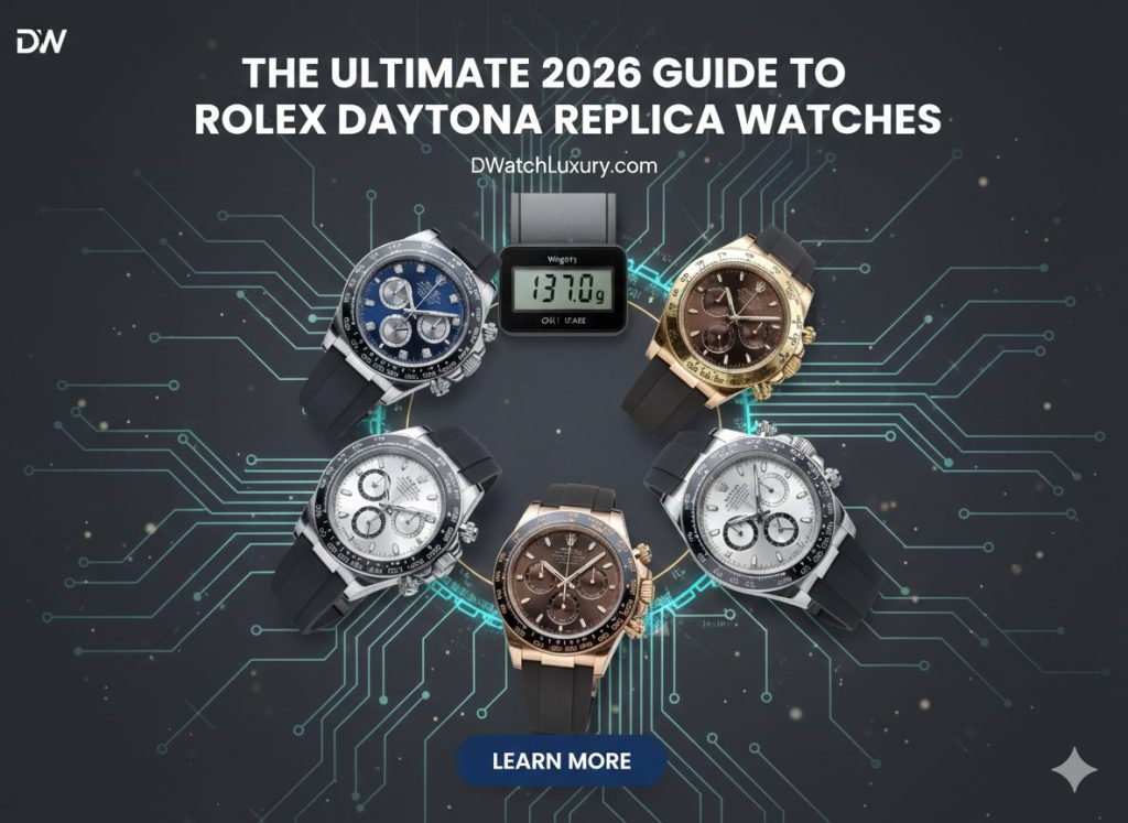 The Ultimate 2026 Guide to Rolex Daytona Replica Watches
