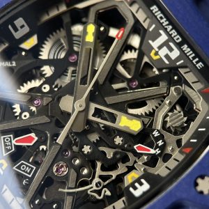 Đồng Hồ Richard Mille Replica 11 RM35-03 Rafael Nadal Vỏ Quartz TPT Màu Xanh Dương 43 (2)
