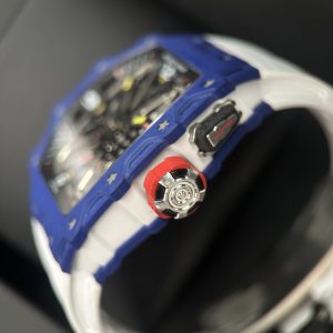 Đồng Hồ Richard Mille Replica 11 RM35-03 Rafael Nadal Vỏ Quartz TPT Màu Xanh Dương 43 (2)