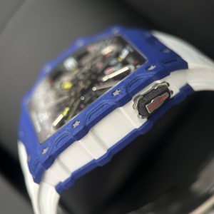 Đồng Hồ Richard Mille Replica 11 RM35-03 Rafael Nadal Vỏ Quartz TPT Màu Xanh Dương 43 (2)